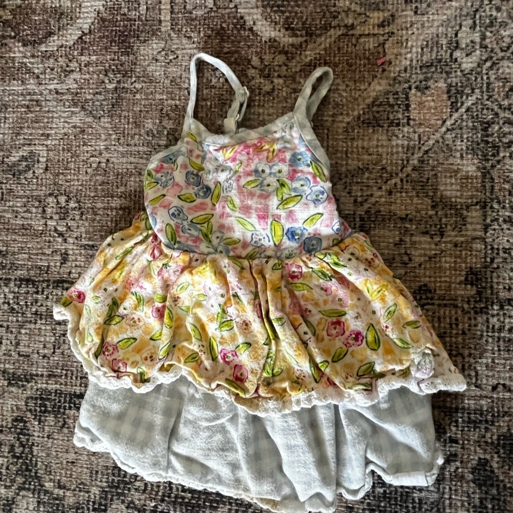 Sweet honey baby girl floral dress - Picture 4 of 5